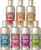 Premium Ready-to-Drink Mini Coppa Cocktails, Flavours Include: Pina Colada, Strawberry Daiquiri, Mojito, Passion Fruit Martini, Sex on The Beach, Cosmopolitan, Long Island Iced Tea | 100ml each ( Pack of 7)